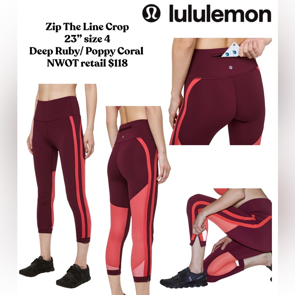Lululemon Zip the Line Crop